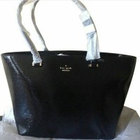 JUAL TAS KATE SPADE CEDAR PATENT BLACK ORIGINAL ASLI