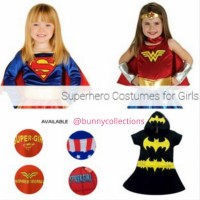 Jual BAJU ANAK KARAKTER SUPERHERO - DRESS SUPERHERO ANAK CEWEK Murah