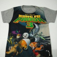 Jual T-shirt kaos anak kungfu panda 3 Murah