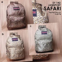 SY 142 TAS RANSEL JANSPORT SAFARI MOTIF MACAN LEOPARD