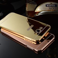 Bumper Samsung Note 1 Metal Mirror Miror Case Back Hardcase