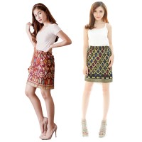 Jual Rok (Pendek) Songket Bali / Ethnic Skirt Murah