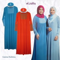 Gamis Gasna Nadena Elzatta Asli Original Koleksi Busana Muslim Terbaru