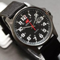 Jual Jam Tangan Swiss Army Tali Kanvas Original Murah