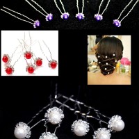 Jual Aksesoris Rambut Hair Pin Import Jepitan mutiara set kebaya gaun pesta Murah