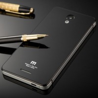 Jual Aluminium Tempered Glass Hard Case for Xiaomi Redmi Note 2 Murah