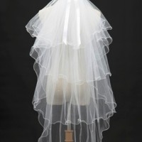 Jual Veil Gaun Pengantin Wedding Dress Slayer 4 layer tumpuk import terbaru Murah