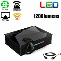 Jual UC46 LED Mini Projector UC-46 Proyektor UC 46 WIFI 1200 Lumens Murah Murah