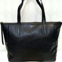JUAL TAS FOSSIL TOTE BLACK ORIGINAL