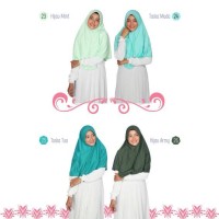 Hijab Alsa Berry Bergo Kaos Size XS-S