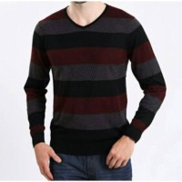 Jual Sweater brother joey V Neck Zigzag 4 ukuran Murah