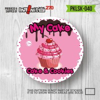 Jual sticker label produk kemasan kue cake minuman pasta botol jar PKLSK057 Murah