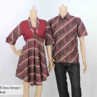 SARIMBIT DRES BAJU BATIK COUPLE BATIK MODEREN MURAH