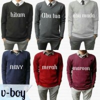 Jual Sweater Pria Bahan Rajut Terlaris Murah