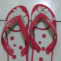 Jual sandal jepit ukir angry bird Murah
