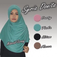 Jilbab / Hijab Instan Syria Donita Bahan Jersey