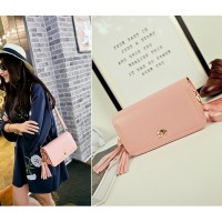 tas wanita warna pink muda charles and keith oriflame bagus kece murah