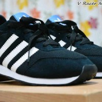 Sepatu Casual Adidas V Racer Nylon Black