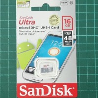 Memory Card Sandisk Ultra 16GB 16 GB Class 10 Micro SD Original