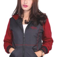 Jual jaket wanita distro sweater hoodie casual keren gaya terbaru modis Murah