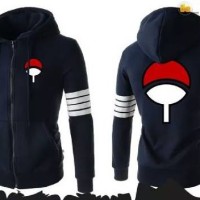 Jual Jaket sweater karakter anime naruto uchiha sasuke Murah