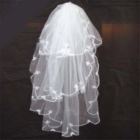 Veil Slayer Wedding Dress Gaun Pengantin import 3 tumpuk bordir baru
