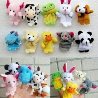 Jual Animal finger puppet (boneka jari seri binantang) Murah