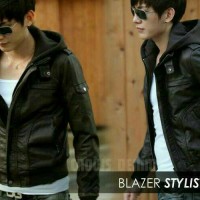 Jual jaket semi kulit/imitasi/karlit model ggs blazer Murah