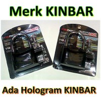 Jual Gembok Alarm Motor, Pagar Rumah, Gudang & Toko Merk Kinbar Asli Murah