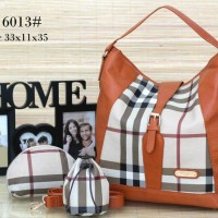 Tas Burberry Hobo Set 3 in 1(6013#)