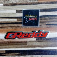Jual Emblem Greddy Merah Chrome Murah