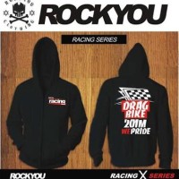 JAKET ZIPPER DRAG BIKE 201M RACING DRAGBIKE HOODIE SWEATER