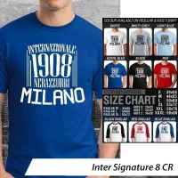 Inter Signature 8 ~ Tshirt/Kaos/Raglan/Anak Oceanseven