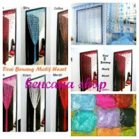 Jual tirai benang love | tirai benang | tirai nyamuk | tirai magnet Murah