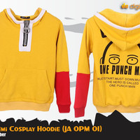Jual Saitama Semi Cosplay Hoodie (JA OPM 01) Murah