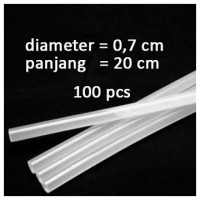 Jual minimal beli 100pcs Lem Tembak Glue Gun Stick Lilin Refill Murah