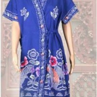 Jual kimono batik kencana ungu / ukuran all size D ( daster ) Murah