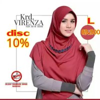 Jual jual harga Diskon Jilbab Kerudung Rabbani terbaru virenza L Murah