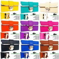 DOMPET WANITA LACOSTE FEMALE KEY KUNCI KULIT SERAT KW SUPERR