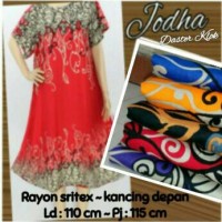 Jual daster klok jodha baju tidur batik dress motif Bali Murah