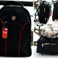 Jual Tas Polo travel bag Ransel laptop rain cover kerja kuliah real import Murah
