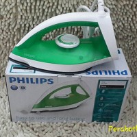 ORIGINAL Asli Setrika dry iron PHILIPS Diva GC122 GC 122 Hijau Garansi