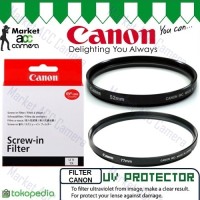 Jual Filter UV Protector Canon 52mm 58mm for Lensa Camera Canon Murah