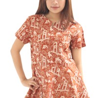 Model Baju Batik Wanita Cap Asli Palembang Berkualitas - Zallatra