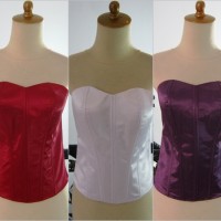 Jual Bustier kamisol Satin XXL longtorso kemben korset dalaman kebaya Murah
