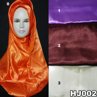 JIlbab Kerudung Pashmina Hijab Jilbab ootd Satin/Saten Murah