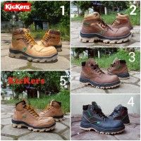 Sepatu Kickers Boots Safety Pria Build Up Series