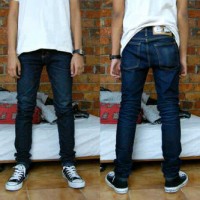 Jual Celana Jeans Skinny Cheapmonday Biru Dongker Murah
