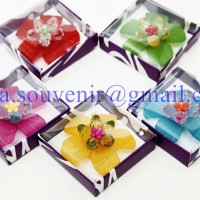 Jual Souvenir Bros Bunga Akrilik Besar Murah