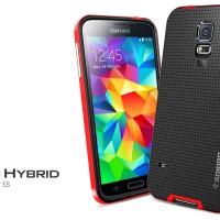 Jual SPIGEN NEO HYBRID SAMSUNG S4, S5 SOFT CASE, CASING BUMPER Murah